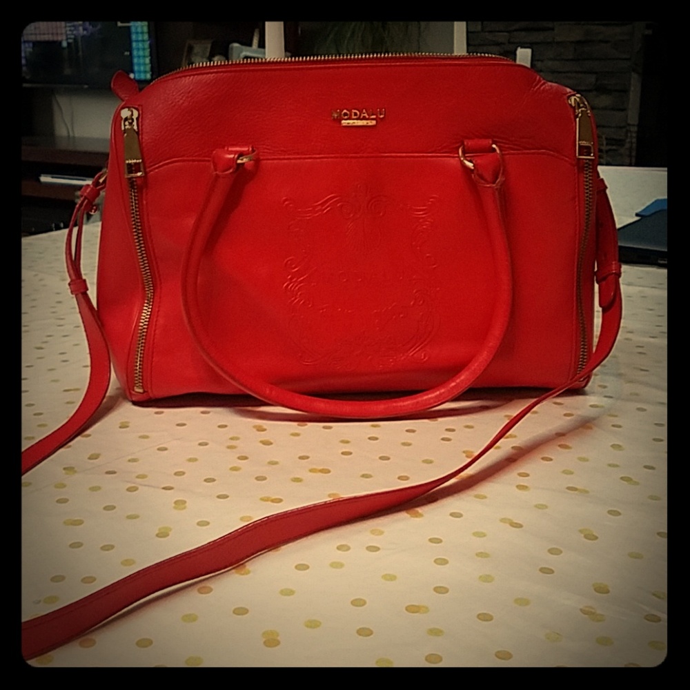 Red/orange modaulu England handbag